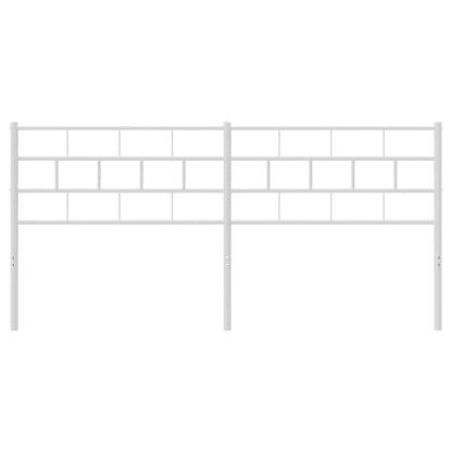 Cabeceira de cama 180 cm metal branco