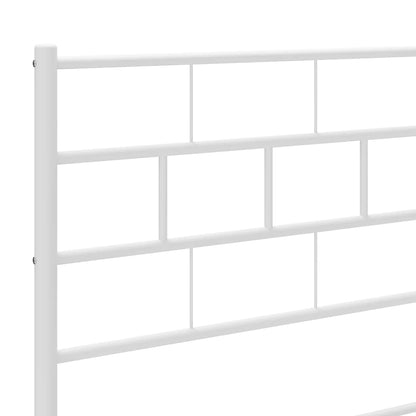 Cabeceira de cama 180 cm metal branco