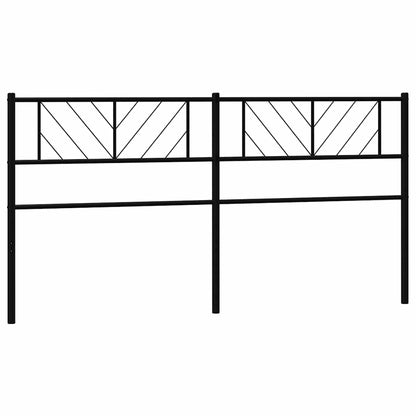 Cabeceira de cama 193 cm metal preto