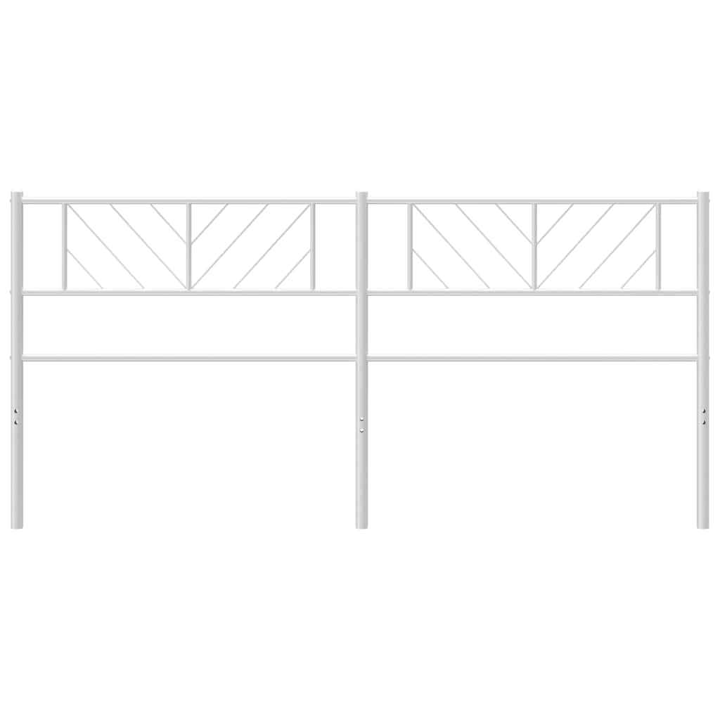 Cabeceira de cama 193 cm metal branco