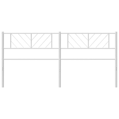 Cabeceira de cama 193 cm metal branco