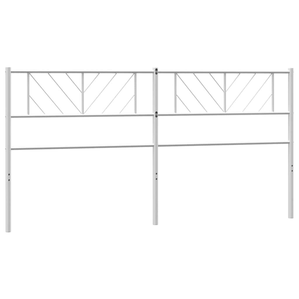 Cabeceira de cama 193 cm metal branco