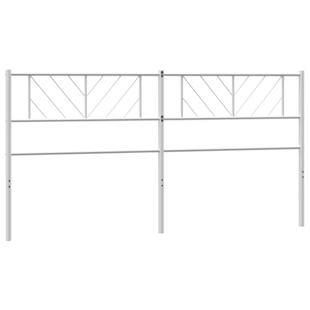 Cabeceira de cama 200 cm metal branco