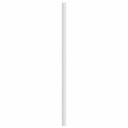 Cabeceira de cama 75 cm metal branco