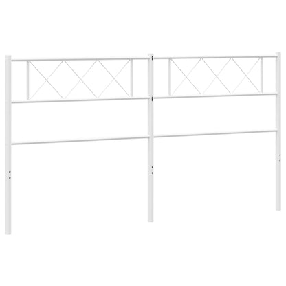 Cabeceira de cama 193 cm metal branco