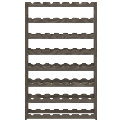 Garrafeira para 56 garrafas madeira de pinho maciça cinzento