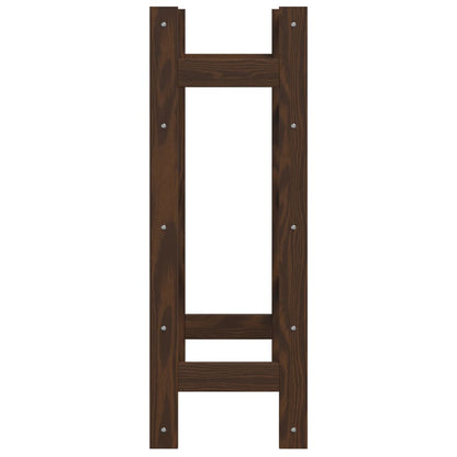 Garrafeira para 20 garrafas madeira de pinho maciça castanho