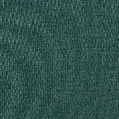 Banco com encosto 120x62x75,5 cm tecido verde-escuro