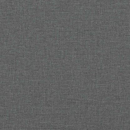 Banco c/ almofadões 113x64,5x75,5 cm tecido cinzento-escuro