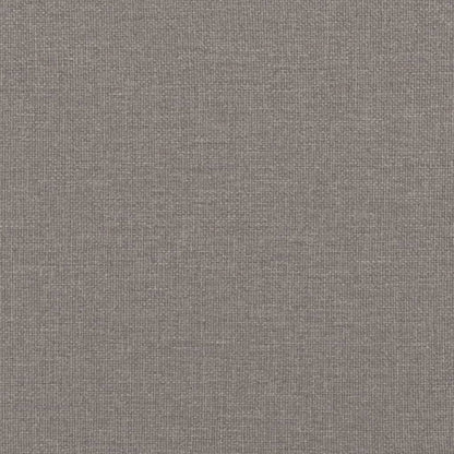 Banco c/ almofadões 113x64,5x75,5 cm tecido cinza-acastanhado
