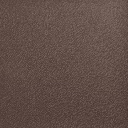 Banco com encosto 112x65,5x75 cm couro artificial castanho