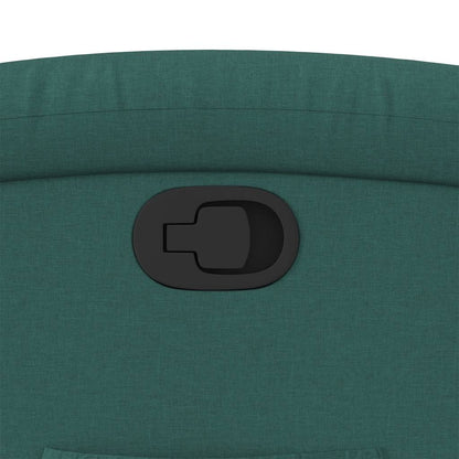 Poltrona reclinável tecido verde-escuro