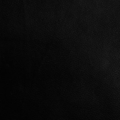 Poltrona reclinável em couro sintético preto