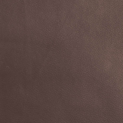 Poltrona reclinável couro artificial castanho