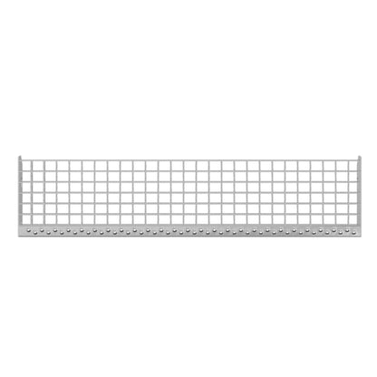 Degrau em grade 100x24x7 cm aço galvanizado