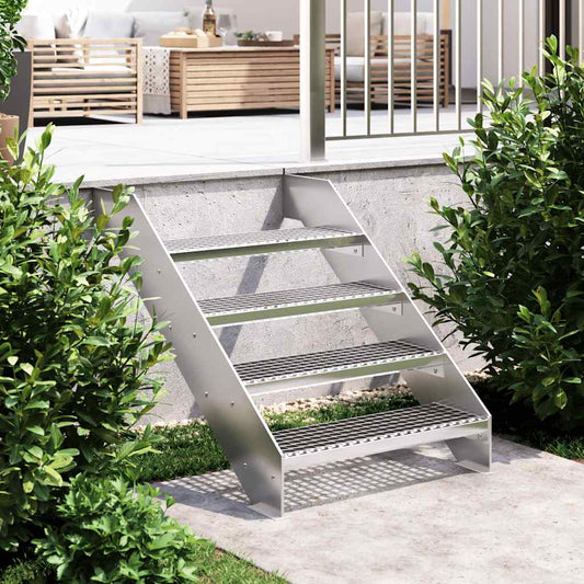 Degrau em grade 70x24x7 cm aço galvanizado