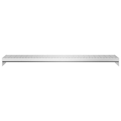 Degrau em grade 100x24x7 cm aço galvanizado