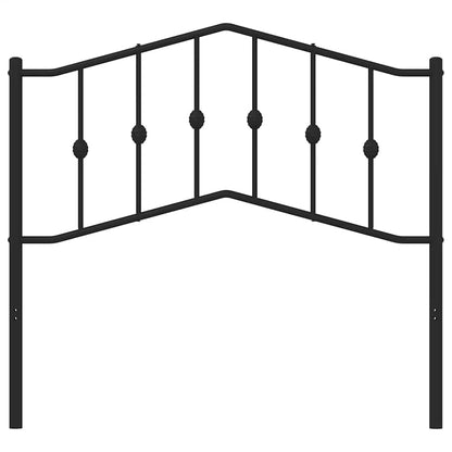 Cabeceira de cama 100 cm metal preto