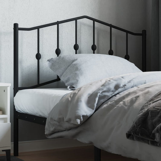 Cabeceira de cama 107 cm metal preto
