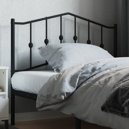 Cabeceira de cama 107 cm metal preto