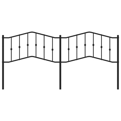 Cabeceira de cama 193 cm metal preto