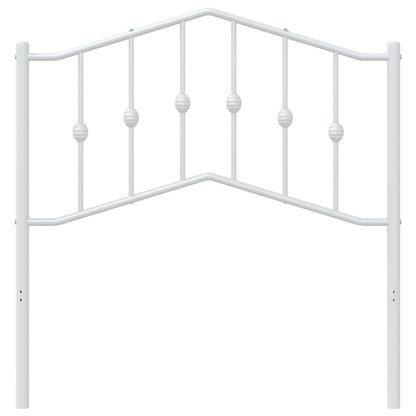 Cabeceira de cama 90 cm metal branco