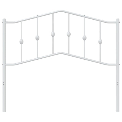 Cabeceira de cama 107 cm metal branco
