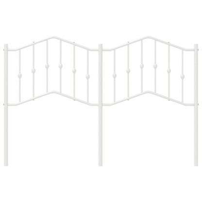 Cabeceira de cama 140 cm metal branco