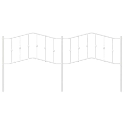 Cabeceira de cama 193 cm metal branco