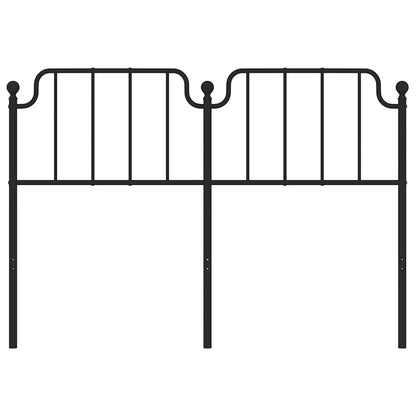 Cabeceira de cama 150 cm metal preto