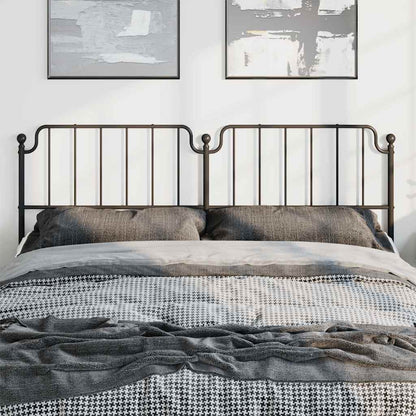 Cabeceira de cama 193 cm metal preto