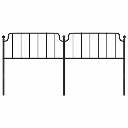 Cabeceira de cama 193 cm metal preto