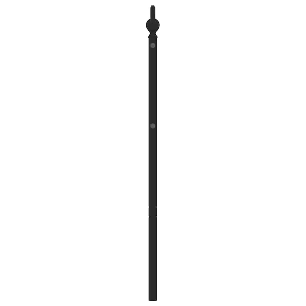 Cabeceira de cama 193 cm metal preto