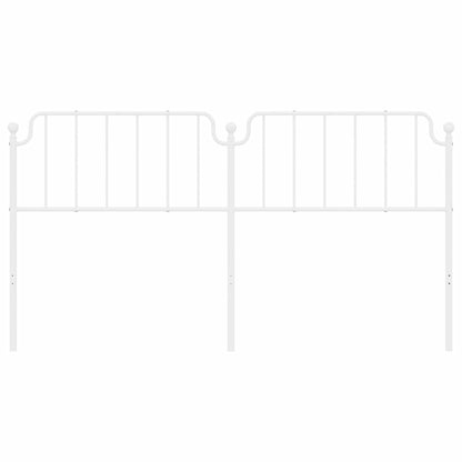 Cabeceira de cama 180 cm metal branco