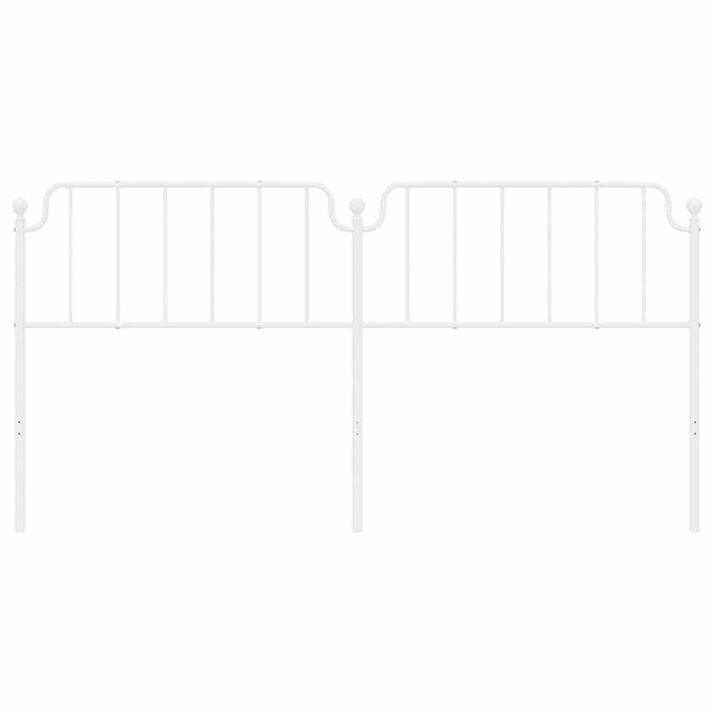 Cabeceira de cama 193 cm metal branco
