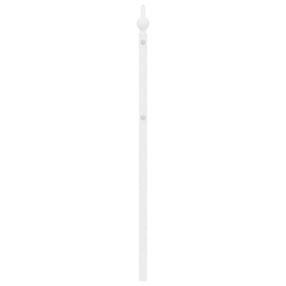 Cabeceira de cama 193 cm metal branco