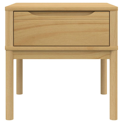 Mesa para candeeiro FLORO 55x55x54 cm pinho maciço castanho mel