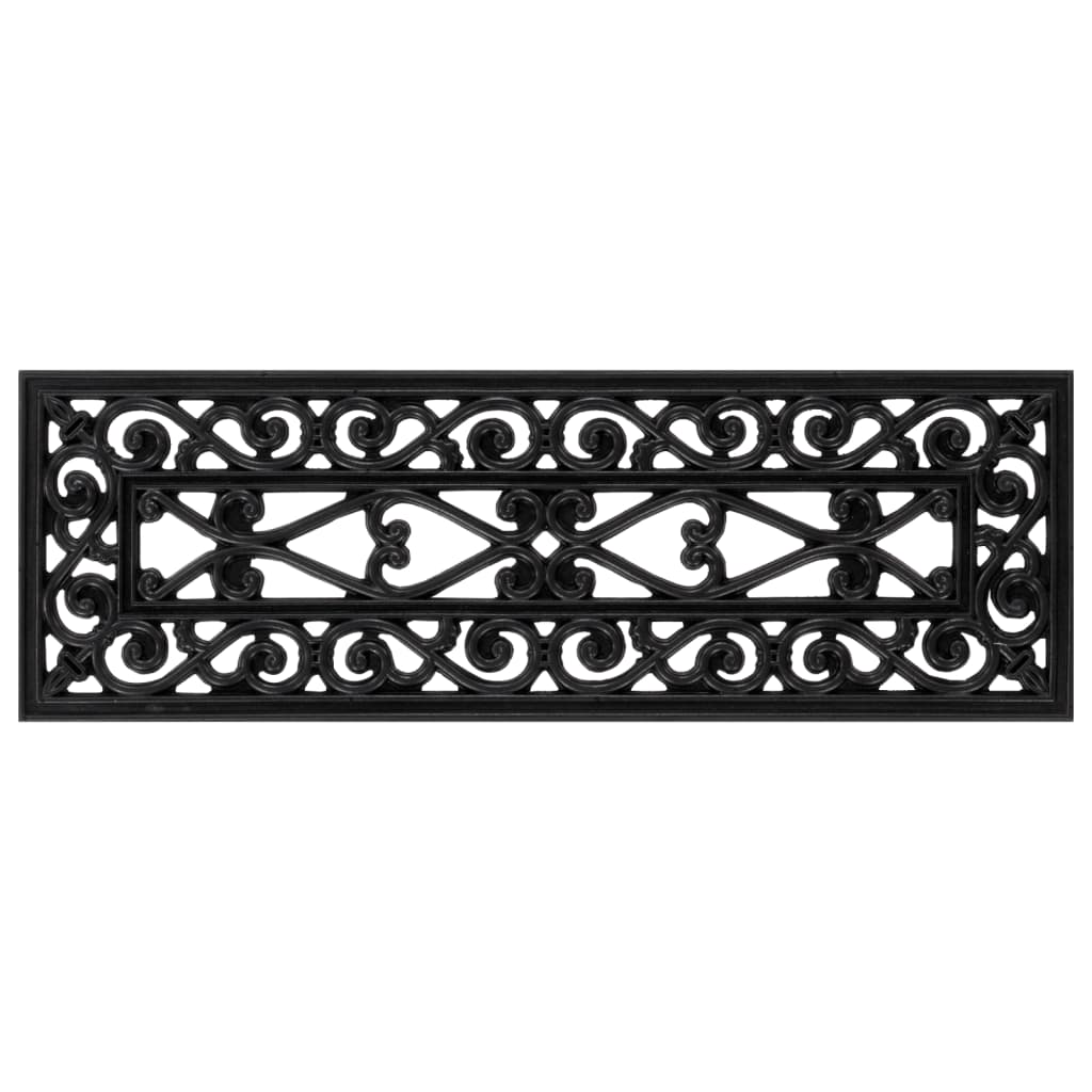 Tapetes para degraus de escada 10 pcs 25x75 cm borracha
