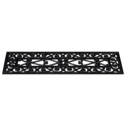 Tapetes para degraus de escada 10 pcs 25x75 cm borracha