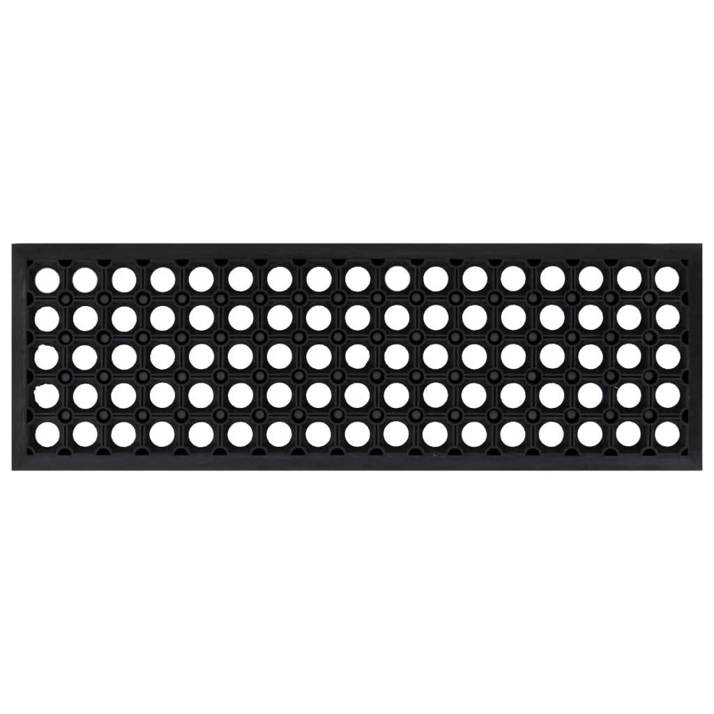 Tapetes para degraus de escada 10 pcs 25x75 cm borracha