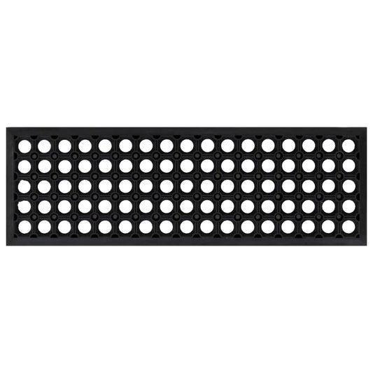 Tapetes para degraus de escada 10 pcs 25x75 cm borracha