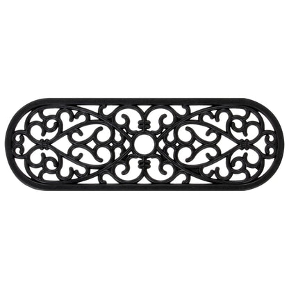 Tapetes de escada 5 pcs 25x75 cm borracha