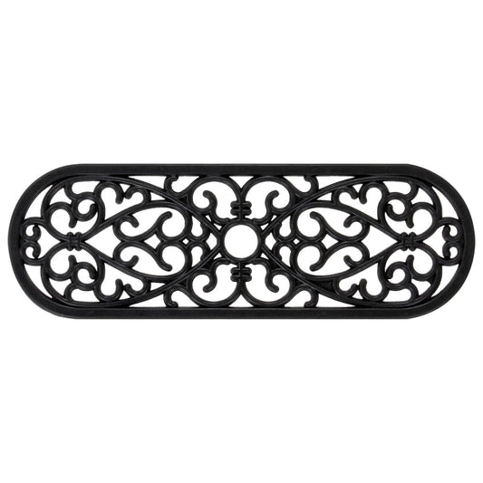 Tapetes de escada 5 pcs 25x75 cm borracha