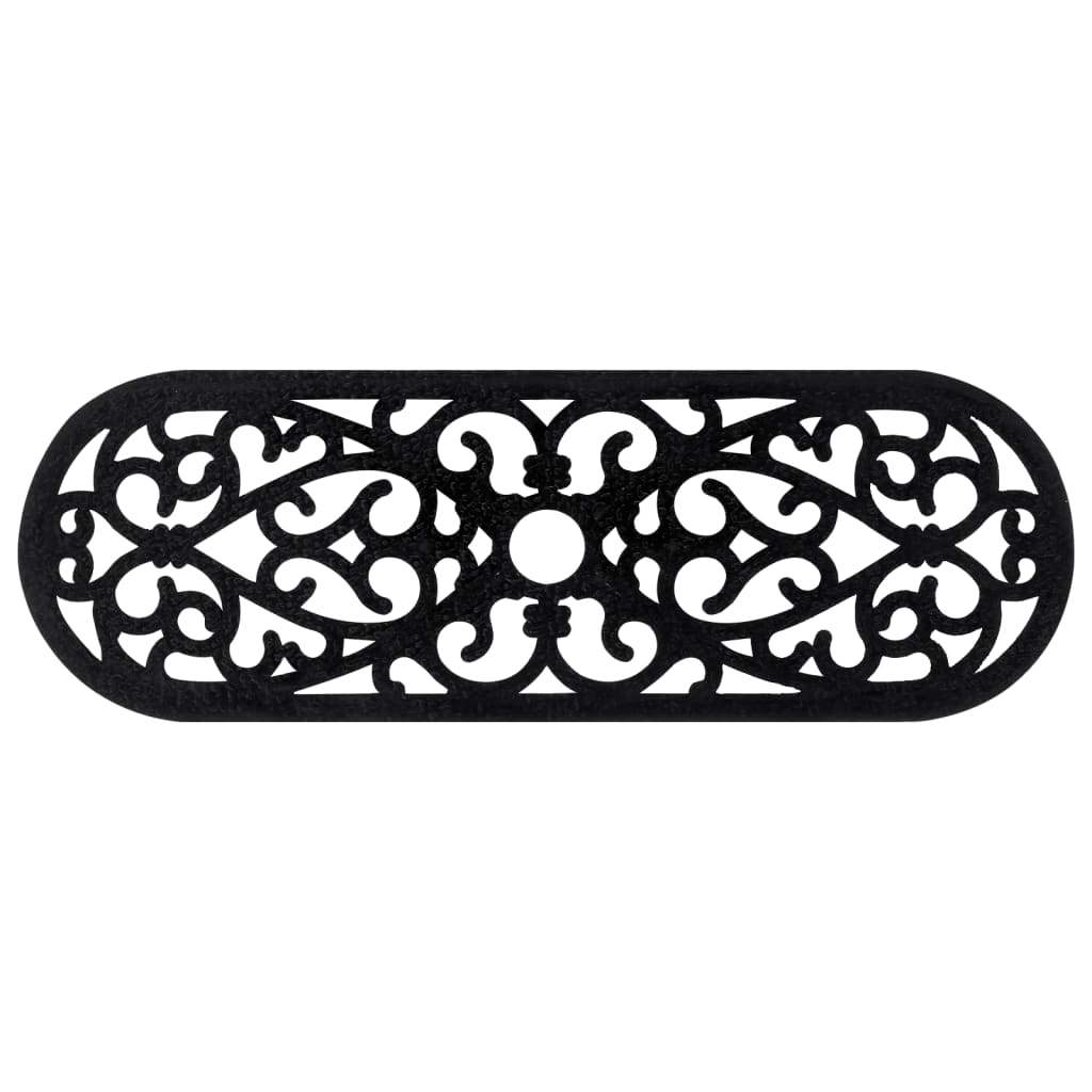 Tapetes de escada 5 pcs 25x75 cm borracha