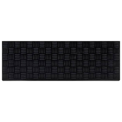 Tapetes de escada 5 pcs 25x75 cm borracha