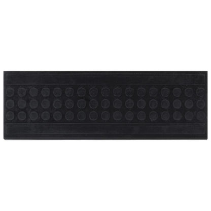 Tapetes para degraus de escada 5 pcs 25x75 cm borracha