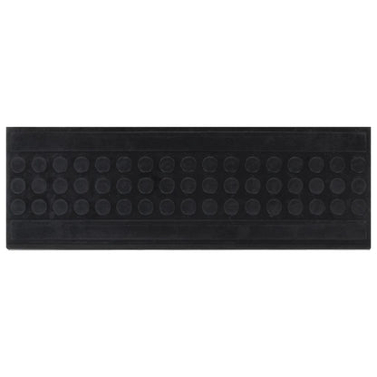 Tapetes para degraus de escada 10 pcs 25x75 cm borracha