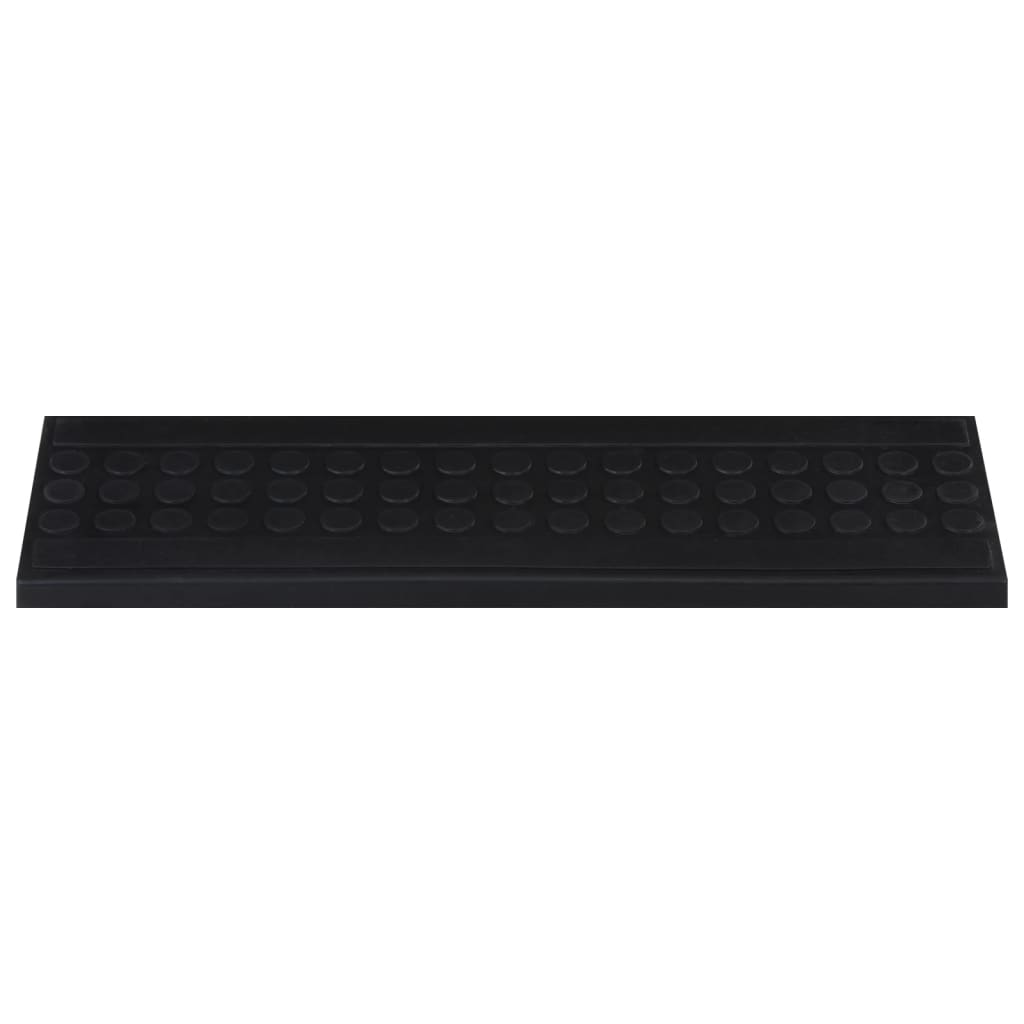 Tapetes para degraus de escada 10 pcs 25x75 cm borracha