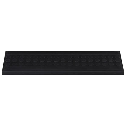 Tapetes para degraus de escada 10 pcs 25x75 cm borracha