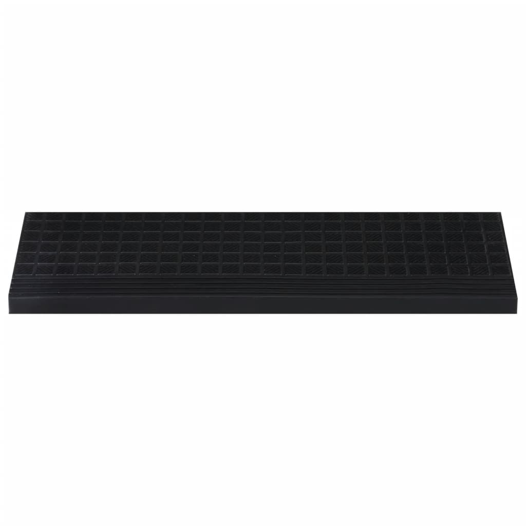Tapetes para degraus de escada 10 pcs 25x75 cm borracha